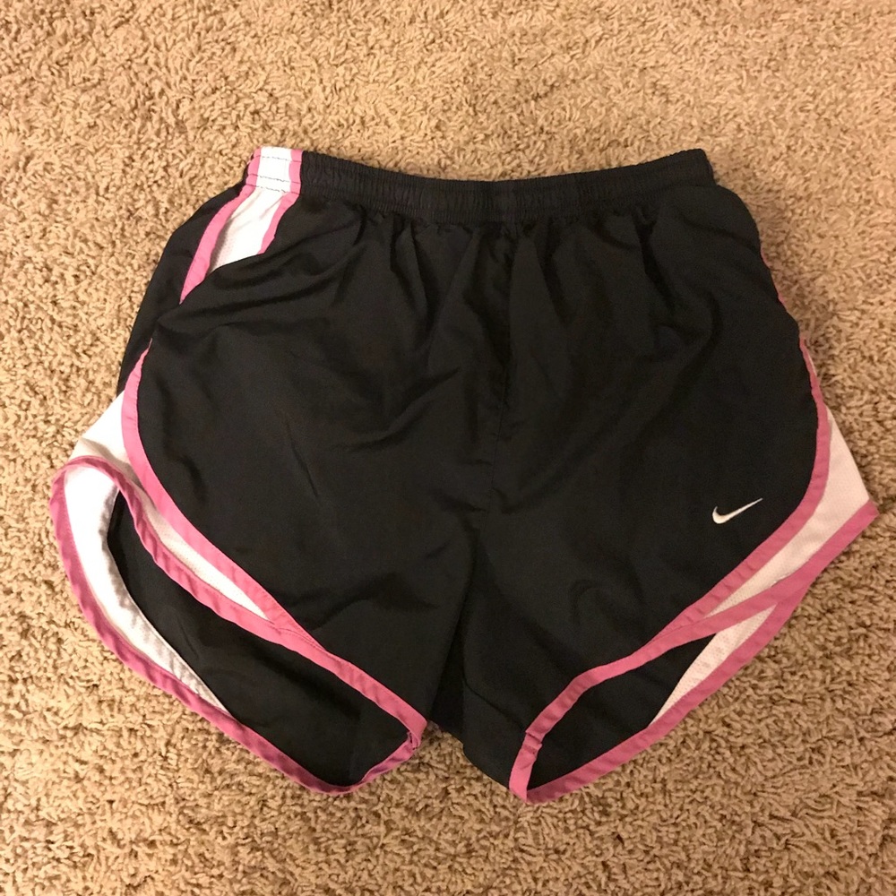 Nike running shorts.